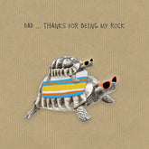 Sally Scaffardi Thanks For Being My Rock Dad Card